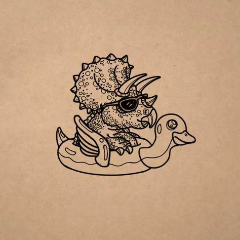 I will create stylized dinosaur drawings for your custom tattoo Old School Dinosaur Tattoo, Dinosaur Tattoo Men, Triceratops Tattoo Design, Pteranodon Tattoo, Funny Dinosaur Tattoo, Tea Rex Tattoo, Dinosaur Flash Tattoo, Fine Line Dinosaur Tattoo, Dinosaur Drawing Sketch