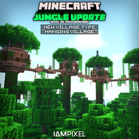 ��☝🏼 Tap this picture for Full Trailer! ☝🏼 Minecraft Jungle House, Minecraft Treehouses, Minecraft Castle Blueprints, Minecraft Tree, Case Minecraft, Minecraft Houses Survival, Minecraft Redstone, Minecraft Interior Design, Minecraft House Plans