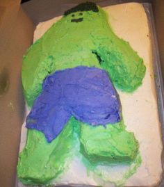 Hulk, Cake, Green