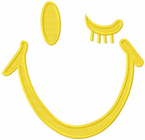 Smile free embroidery design - Cartoon free embroidery collection - Machine embroidery community Cartoon Face, Machine Pattern, Machine Embroidery Projects, Embroidery Designs Fashion, Embroidery Supplies, Embroidery Patterns Free, Hand Applique, Sewing Embroidery Designs, Free Machine Embroidery Designs