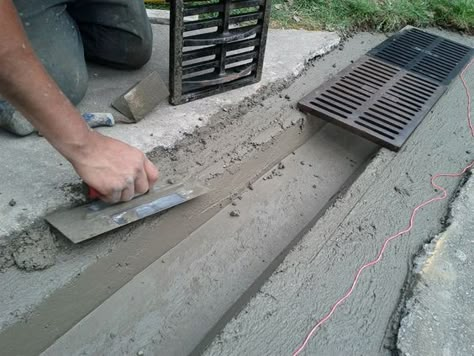 concrete drain grate - Google Search | Design Build | Pinterest ... Driveway Drain, Gutter Drainage, Drainage Grates, Trench Drain Systems, Backyard Drainage, Landscape Drainage, Yard Drainage, Trench Drain, French Drain