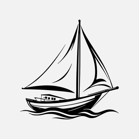 Boat Vector Illustration, Boat Vector, Boat Illustration, Logo Design Illustration, Logo Psd, Technology Icon, Vector Logo Design, House Vector, Card Banner