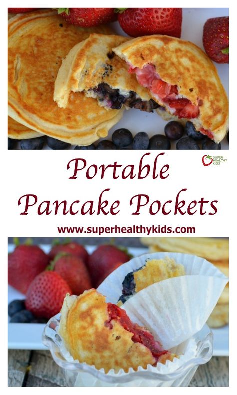 Healthy Kids Pancakes, Pancake Pockets, Cheap Clean Eating, Super Healthy Kids, Pancakes Healthy, Breakfast On The Go, Savoury Cake, Breakfast For Kids, Healthy Breakfast Recipes