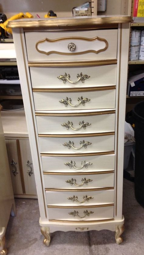 Provincial French Decor, French Provential Furniture, French Provincial Painted Furniture, French Provincial Furniture Makeover, French Provincial Tall Dresser Makeover, Dresser Projects, French Provincial Dresser Nursery, French Provincial Bedroom Furniture, French Provincial Bedroom Set