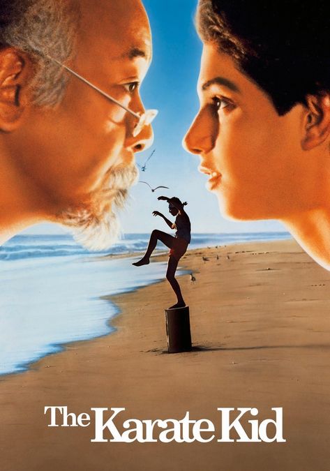 Karate Kid Crane Kick, Karate Kid 1984, Kids Movie Poster, Karate Kid 2010, American History X, The Karate Kid 1984, Karate Kid Movie, The Karate Kid, Elisabeth Shue