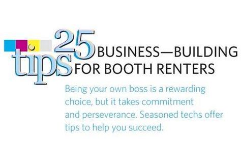 25 Business-Building Tips for Booth Renters - Nails Magazine Salon Booth Rental Tips, Salon Drawer, Esthetician Notes, Nail Facts, Hair Marketing, Salon Booth Rental, Cosmetology Business, Business Nails, Rental Business