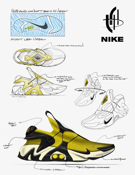 Nike Adapt Huarache: 5 Things to Know & Official Raffle Sign Up Closet Shoe Organizer, Shoes Organization, Nike Adapt, Organizing Closet, Sneakers Sketch, Shoe Organizers, Futuristic Shoes, Ananya Pandey, Concept Sketches