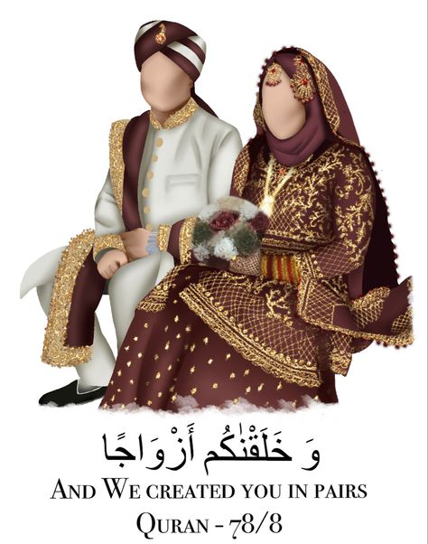 I personalise illustrations with your chosen photos. Dm me for any enquiries. 
You can leave me a message in my inbox or leave me an email saadiqha.butt@gmail.com or on instagram artbydinks Edit Frame, Islamic Bride, Pakistani Bride And Groom, Simple Wedding Invitation Card, Bride Cartoon, Groom Cartoon, Couple Illustrations, Wedding Illustration Card, Couple Illustration Wedding