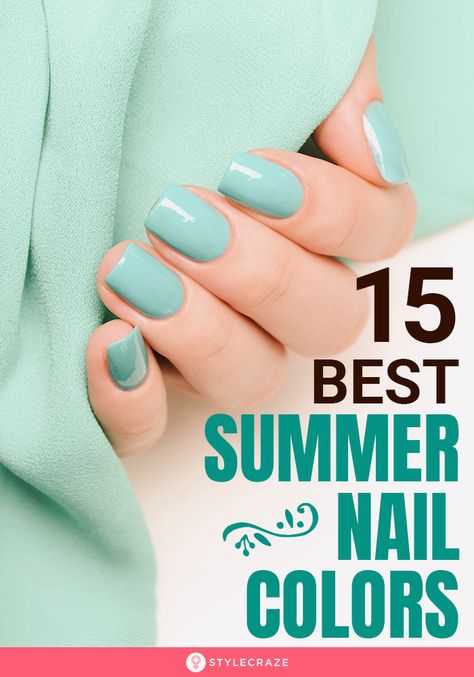 Best Summer Nail Color, Opi Nail Polish Colors, Nail Summer, Nail Polish Colors Summer, Essie Nail Colors, Summer Nail Colors, Summer Nail Polish, Bright Summer Nails, Nails Trends