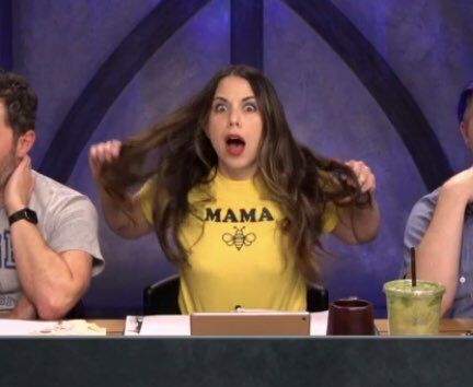 Critical Role Reaction Images, Laura Bailey Critical Role, Dnd Memes, Laura Bailey, Play Pretend, Ashley Johnson, Mighty Nein, The Adventure Zone, Vox Machina