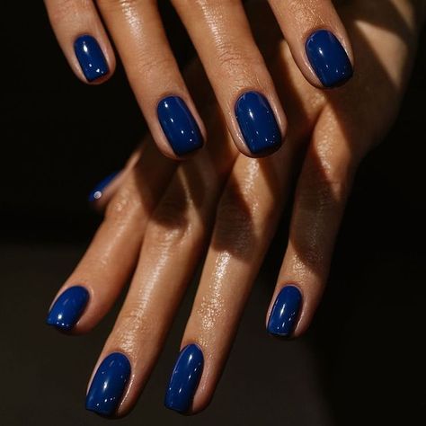 Marine Nails, Foot Files, 2022 Nails, Blue Gel Nails, Dark Blue Nails, Boho Nails, Glass Nail, Her Nails, Shellac Nails