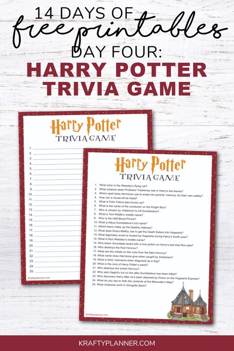 Free Printable Harry Potter, Harry Potter Trivia Questions, Harry Potter Trivia, Harry Potter Trivia Quiz, Printable Harry Potter, Harry Potter Printables Free, Harry Potter Free, Harry Potter Quizzes, Harry Potter Classroom