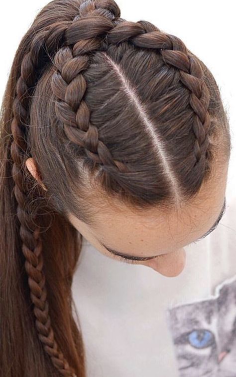 Wednesday Braids, Two Dutch Braids, Dutch Braid Hairstyles, Kadeřnické Trendy, Dutch Braids, Cute Braided Hairstyles, Hairstyles Braided, Sporty Hairstyles, Braided Hairstyles Easy