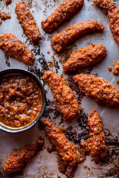 Sticky Mango Curry Oven Baked Boneless Wings | halfbakedharvest.com @hbharvest Baked Boneless Wings, Princess Picnic, Mango Curry, Boneless Wings, Mango Chutney, Half Baked Harvest, Curry Sauce, Chicken Breast Recipes, Interesting Food Recipes