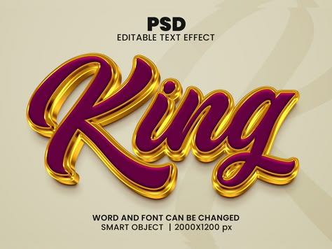 Royal Emblem, Best Fonts For Logos, Free Photoshop Text, Photoshop Fonts, 3d Photoshop, Timeless Font, Photoshop Logo, Effect Template, Photoshop Text Effects