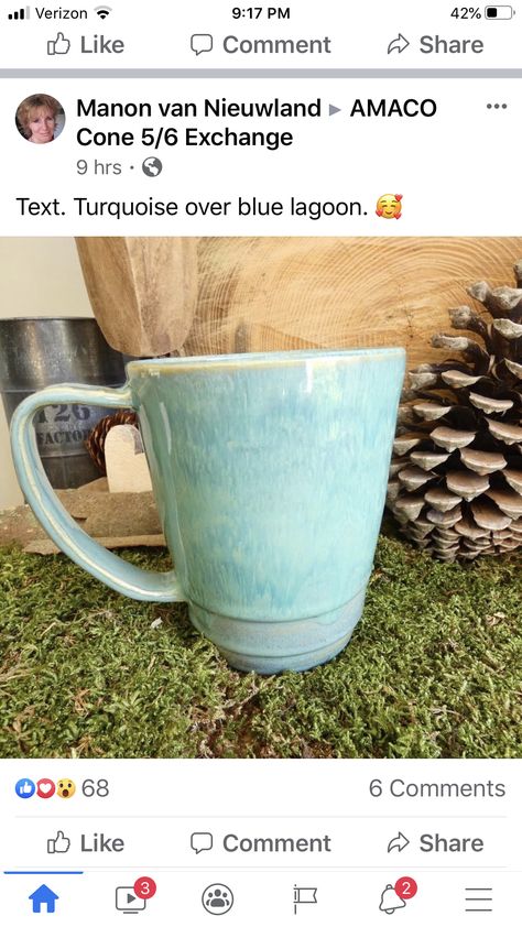 Blue Lagoon Glaze Combinations, Amaco Blue Lagoon, Power Turquoise Glaze Combinations, Clay Therapy, Textured Turquoise, High School Ceramics, Mini Pottery, Ceramic Glazing, Glazing Ideas