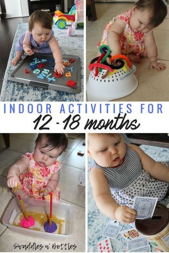 Baby Zintuiglijk, Activities For One Year Olds, Maluchy Montessori, Indoor Activities For Toddlers, Busy Activities, Baby Sensory Play, Baby Play Activities, Baby Learning Activities, Fine Motor Skills Activities