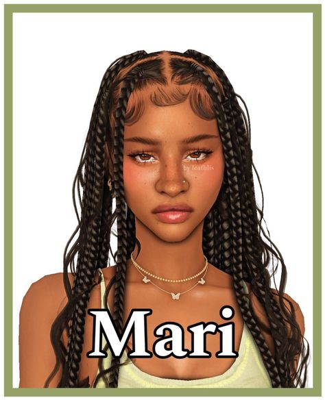 Sims 4 Braided Ponytail Cc, Sims 4 Black Skin Overlays Alpha, Sims 4 Cc Fulani Braids, Hair Set Sims 4 Cc, S4cc Black Hair, Sims 4 Cc Hair For Black Sims, Sims 4 Fulani Braids, Sims 4 Bohemian Braids, Sims 4 Cc Characters Download