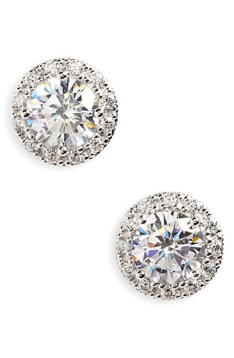 Pavé Stud Earrings Outfit Primavera, Nordstrom Anniversary Sale, Cubic Zirconia Earrings, Round Stud Earrings, Zirconia Earrings, Diamond Earrings Studs, Diamond Studs, Or Rose, Statement Earrings