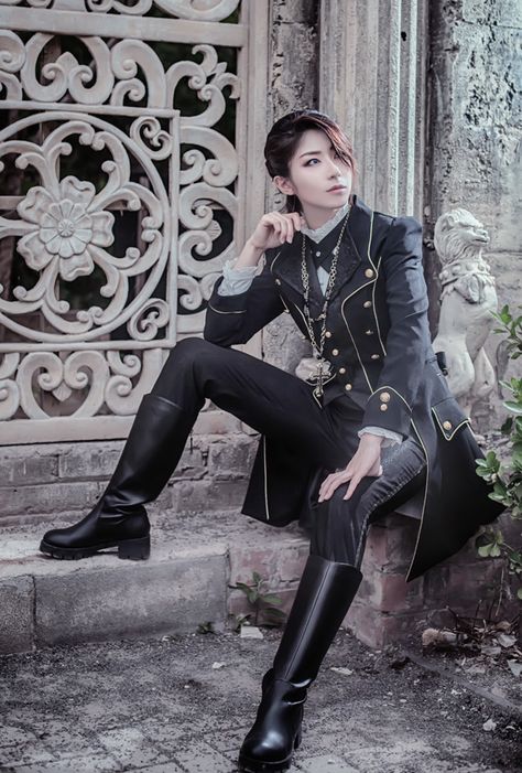 Immortal Thorn -The Forever Rose- Ouji Lolita Jacket Mode Steampunk, Prince Clothes, Royal Aesthetic, Idee Cosplay, Gothic Style, Dark Beauty, 여자 패션, Fantasy Clothing, Steampunk Fashion