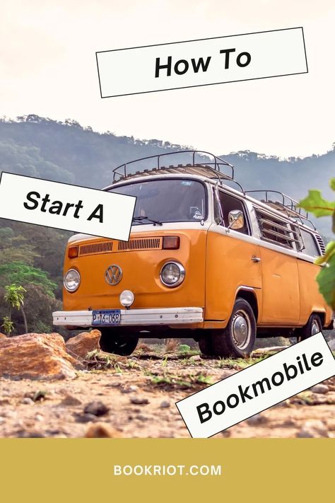 Bookstore On Wheels, Mobile Bookstore Ideas, How To Start A Bookstore, Van Bookstore, Mobile Book Store, Mobile Bookstore Trailer, Starting A Bookstore, Opening A Bookstore, Bookmobile Ideas