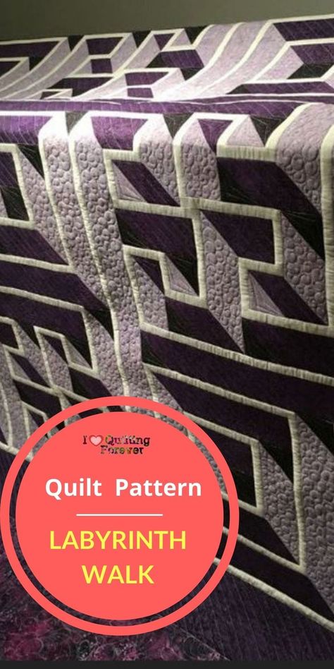 Labrynth Quilt Pattern Free, Labyrinth Walk Quilt Pattern Free, Labyrinth Quilt Pattern, Labyrinth Quilt Pattern Free, Illusion Quilts Pattern, Maze Quilt Patterns Free, Interwoven Quilt Pattern Free, Illusion Quilt Pattern Free, Walk About Quilt Pattern Free