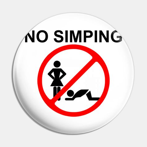 Please do not simp. Simping is a grave offense -- Choose from our vast selection of pins to match with your desired size to make the perfect custom pin. Pick your favorite: Movies, TV Shows, Art, and so much more! Available in small and large. Perfect to wear or to decorate your bag or backpack with. Button Design, Lululemon Logo, Custom Pins, Covered Buttons, You Bag, Retail Logos, Favorite Movies, Tv Shows, Tv