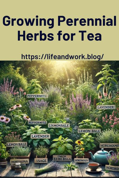 Growing Perennial Herbs for Tea: Best Plants and Tips Decorative Herb Garden Ideas, Herbs For Tea Garden, Herbal Tea Garden Plants, Medicine Garden Layout, Tea Herbs To Grow, Round Herb Garden, Herbology Garden, Tea Garden Plants, What Herbs Grow Well Together