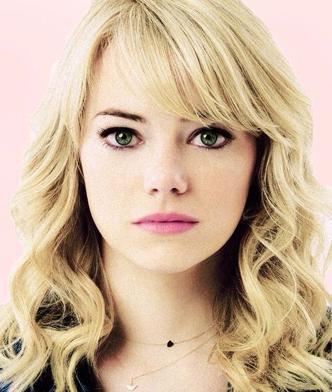 Gwen Stacy/Emma Stone Emma Stone Blonde, Emma Stone Gwen Stacy, Medium Length Hair Men, Alicia Vikander, Lob Haircut, Gwen Stacy, Vanessa Hudgens, Emma Stone, Hair Envy