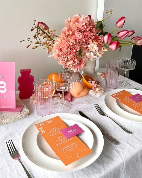 Wedding and Event Stationery on Instagram: “Aperol spritz inspired stationery for your next event 🧡🍊😍” Aperol Spritz Wedding Theme, Aperol Spritz Birthday Cake, Aperol Spritz Dinner Party, Spritz Birthday Party, Aperol Spritz Party, Pink And Orange Party, Spritz Party, Sunset Soiree, 26 Birthday