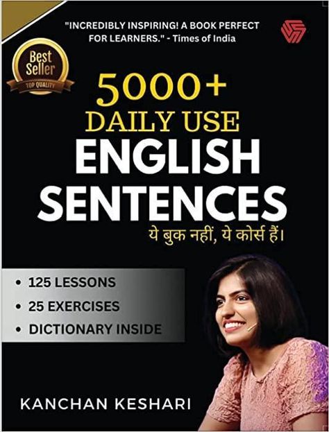 [PDF] [Download] 5000+ Daily Use English Sentences by Kanchan Keshari Daily English Words, English Connection, English Books Pdf, Daily Use Words, Grammar Book, Fluent English, Good Vocabulary Words, Good Vocabulary, English Sentences