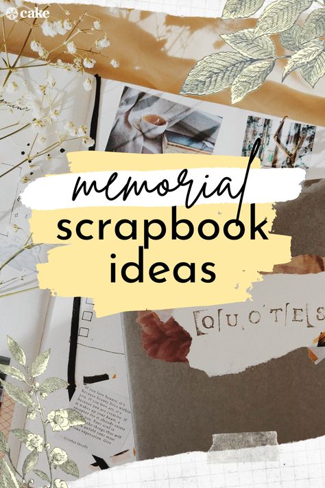 Mom Memorial Gift Ideas, In Memory Of Scrapbook Ideas, In Loving Memory Crafts Diy Gift Ideas, In Loving Memory Scrapbook Pages, Keepsake Scrapbook Ideas, Memorial Photo Album Ideas, Diy Keepsakes For Lost Loved Ones, Remembrance Scrapbook Pages, Memorial Scrapbook Page Ideas