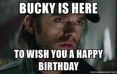 Bucky Barnes Birthday, Happy Birthday Marvel, Hunger Games Jokes, James Buchanan "bucky" Barnes, James Buchanan Barnes, Bucky And Steve, James Buchanan, Winter Soldier Bucky, Bucky Barnes Winter Soldier