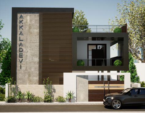 House Elevation Design Indian Modern G+1, Simple Elevation Designs For House G+1, Simple Elevation Design, G 1 Front Elevation Design Indian, Simple Elevation, Building Elevations, Office Exterior, Indian House Exterior Design, Single Floor House Design