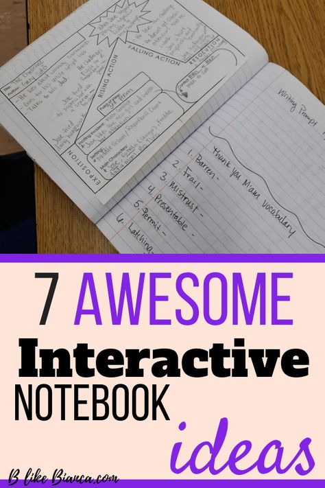 Middle School Science Notebook, Bible Interactive Notebook, Ela Interactive Notebook Middle School, Interactive Notebooks Templates Free, Ela Interactive Notebook, Interactive Notebooks English, Interactive Notebooks High School, Interactive Notebook Ideas, Interactive Notebooks Middle School