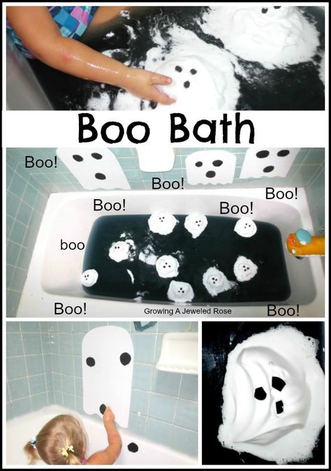 Growing A Jeweled Rose: Boo Bath Halloween Fun Halloween Jelly, Halloween Bath, Halloween Lanterns, Halloween Activities For Kids, Bath Time Fun, Best Bath, Theme Halloween, Kids Bath, Halloween Activities