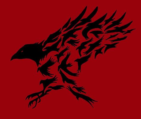 A blood crow, might inverse this, Red crows on a white background somewhere on kit Red Crow Aesthetic, Emblem Ideas, Pretty Pfp, Crow Logo, Red Crow, Comic Con Outfits, Red Raven, Crow Tattoo, Crow Art