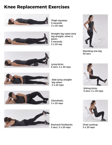 Pre-Op Knee Replacement Exercises Resistance Band Knee Therapy, Post Knee Surgery Workout, Pt For Knee Replacement, Physio Exercises For Knees, Pre Knee Replacement Exercises, Pre Knee Surgery Exercises, Knee Health Exercises, Pre Op Knee Replacement Exercises, Exercise For Knee Replacement