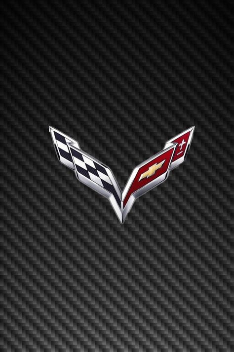 Corvette Logo Wallpaper, Corvette Tattoo, Iphone Background Pattern, Corvette Logo, Corvette C4, Corvette C6, Corvette C7, American Muscle, Infiniti Logo