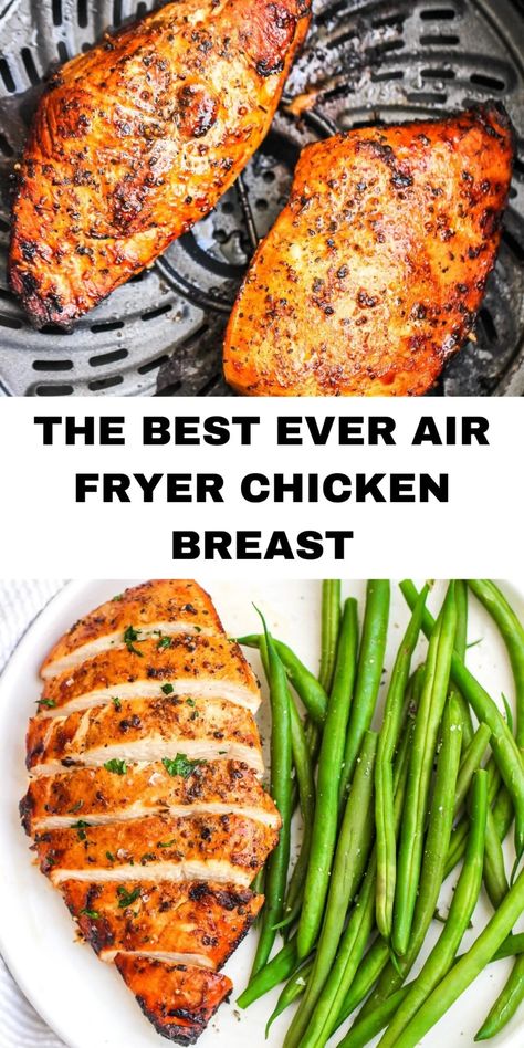 Air Fryer Recipes Chicken Breast, Air Fryer Chicken Breast, Thighs Chicken, Air Fryer Oven Recipes, Air Fry Recipes, Air Fryer Recipes Chicken, Air Fryer Dinner Recipes, Air Fryer Healthy, Air Fryer Recipes Easy