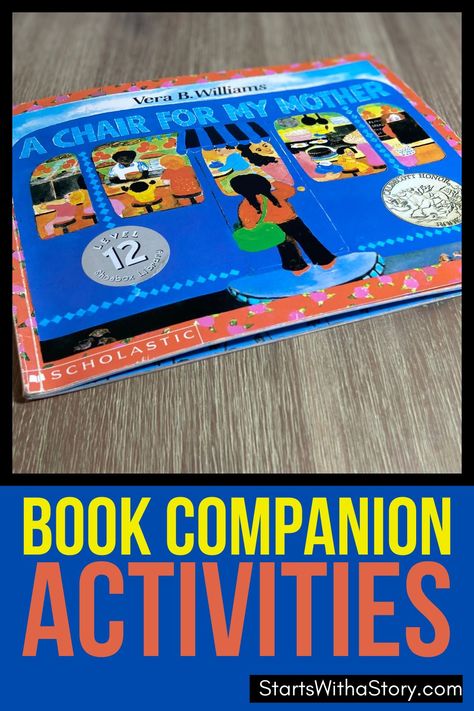 Hey elementary teachers! The picture book A Chair for My Mother by Vera Williams is a quality read aloud to share with your 1st, 2nd and 3rd grade students for Mother’s Day. We at the Clutter-Free Classroom knew we had to add it to our Starts With a Story collection, which is a library of book companions that are filled with fun lesson ideas, teaching tips and worksheets. Teachers have everything they need to deliver engaging lessons! Learn about this book and the related printable activities! A Chair For My Mother, Interactive Read Aloud Lessons, Social Emotional Learning Lessons, Clutter Free Classroom, Read Aloud Activities, Writing Lesson Plans, Interactive Read Aloud, Guided Reading Levels, Reading Comprehension Questions
