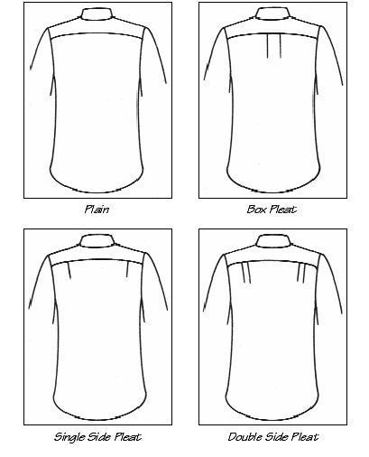 Custom Tailored Dress Shirt Back Style Clothes Anatomy, Formal Shirt Design, Mens Pattern, Mens Tailored Suits, Fashion Terminology, Man Dress Design, Corporate Shirts, Custom Dress Shirts, Bespoke Shirts