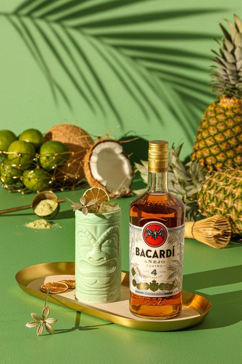 Tropical Fruit Cocktail, Bacardi Añejo, Mini Cocktail Kit, Tequila Gifts, Tropical Bar, Tropical Modernism, Tequila Gift, Tropical Cocktails, Vodka Gifts