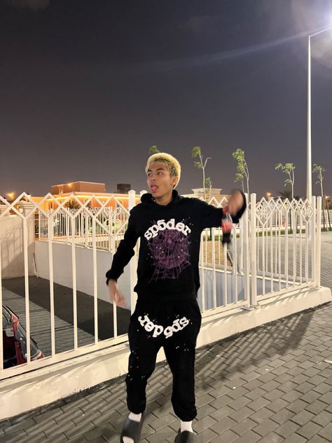 Sp5der Outfit Men, Sp5der Outfit, Sp5der Hoodie Outfit, Drip Outfit Men, Tracksuit Outfit, Street Fashion Men Streetwear, Streetwear Men, Outfits Black, Streetwear Men Outfits