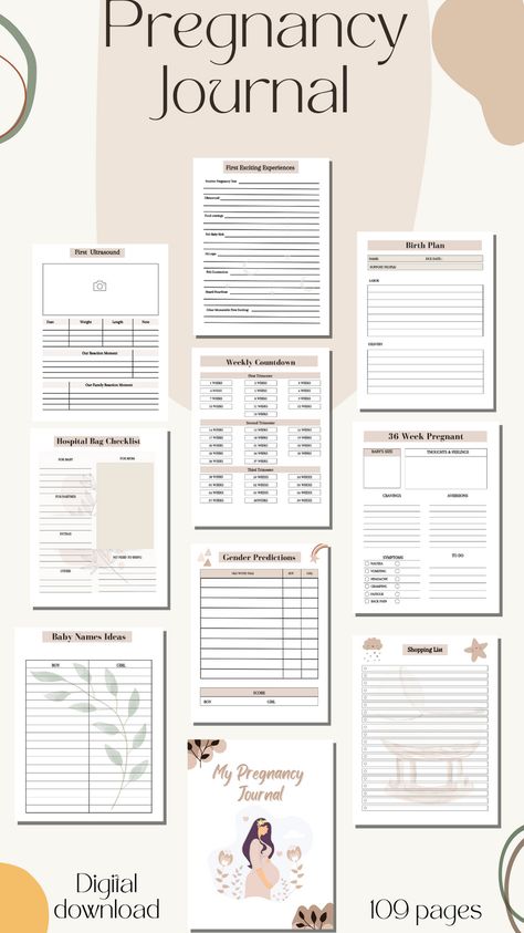 Free Digital Planner Templates Maternity Journal, Postpartum Planner, Newborn Planner, Pregnancy Journal Ideas, Skincare Journal, Pregnancy Journal Printable, Planner For Moms, Free Digital Planner, Weekly Tracker