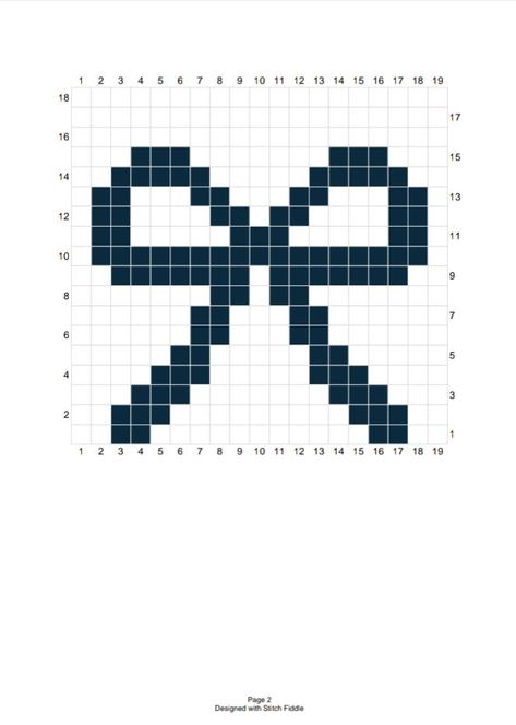 Master Crochet Grid Patterns with These Easy Steps Crochet Projects Coquette, Bow Cross Stitch Pattern, Pixel Art Crochet Bag, Bow Knitting Pattern, Bow Grid Pattern, Bow Alpha Pattern, Bow Pixel Grid, Small Pixel Pattern, Bow Granny Square