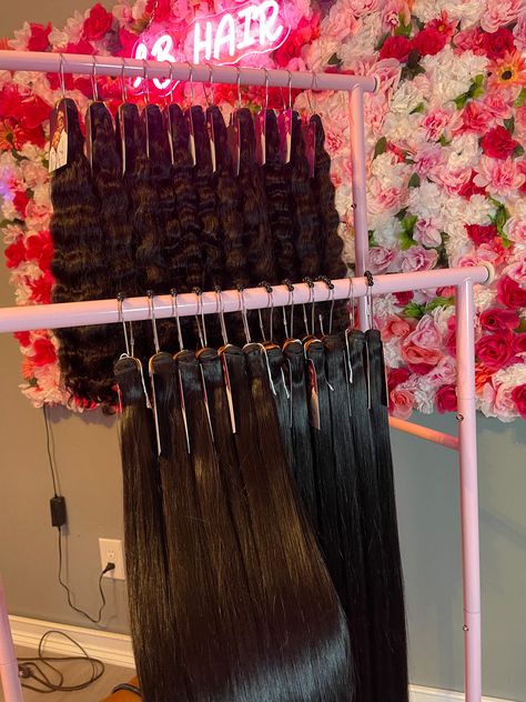 Hair Extensions – Luxury Beauty Hair Hair Company Aesthetic, Hair Business Black Women, Raw Hair Bundles Business, Hair Stylist Black Woman, Hair Buisness Aesthetic, Hair Selling Business, Hair Tech Aesthetic, Hair Extensions Packaging Ideas, Hair Store Aesthetic