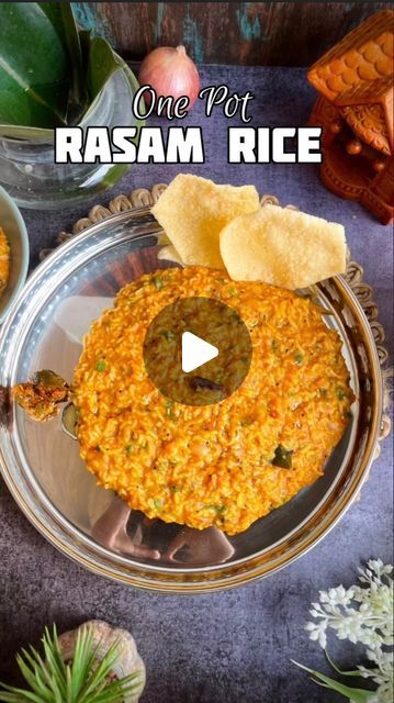 One Pot Rasam Rice, Rice Items Indian, Rasam Rice Recipe, Veg Rice Recipes Indian, Rice Recipes Indian, Rasam Rice, One Pot Rice Meals, Veg Pulao Recipe, Lal Mirch