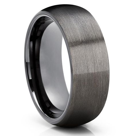 Mens Black Rings, Lupin Wedding, Man Rings, Mens Wedding Bands Black, Black Tungsten Wedding Band, Black Tungsten Rings, Black Wedding Band, Black Wedding Rings, Tungsten Wedding Rings