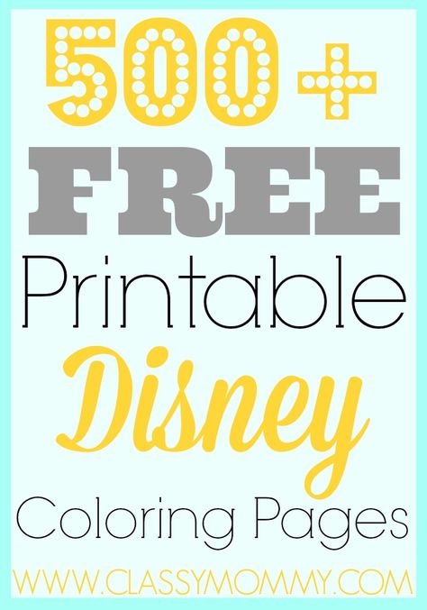 500+Free+Printable+Disney+Coloring+Pages Disney Printables Free, Free Disney Coloring Pages, Disney Coloring Sheets, Disney Printables, Free Printable Activities, Disney Colors, Colouring Printables, Disney Coloring Pages, Free Printable Coloring